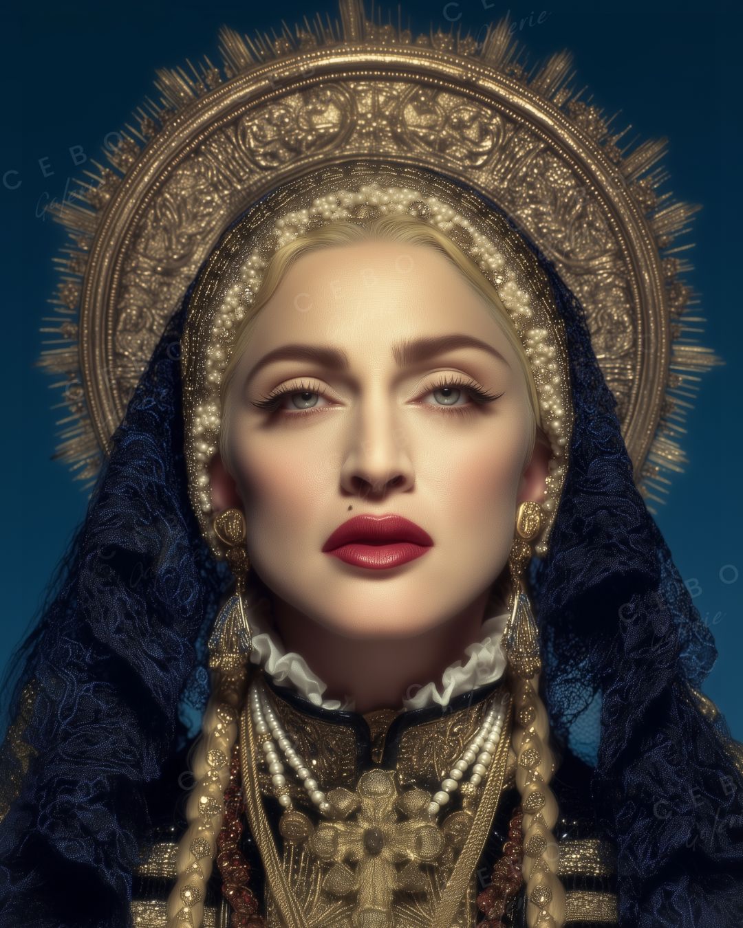 Tableau Divine Madonna - Exemplaire Unique