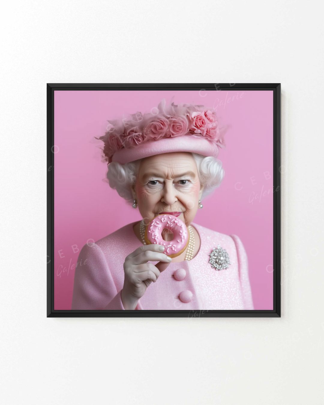 Donut &amp; The Queen Painting - Unique Copy