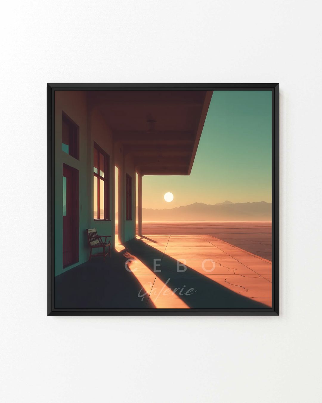 Tableau Départ Tardif - Exemplaire Unique