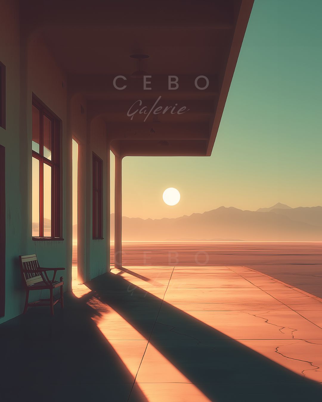 Tableau Départ Tardif - Exemplaire Unique