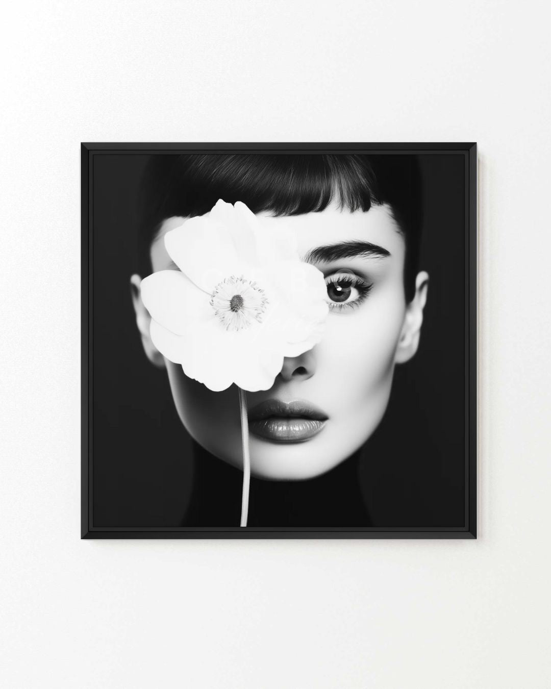 Audrey Flower Painting - Unique Copy