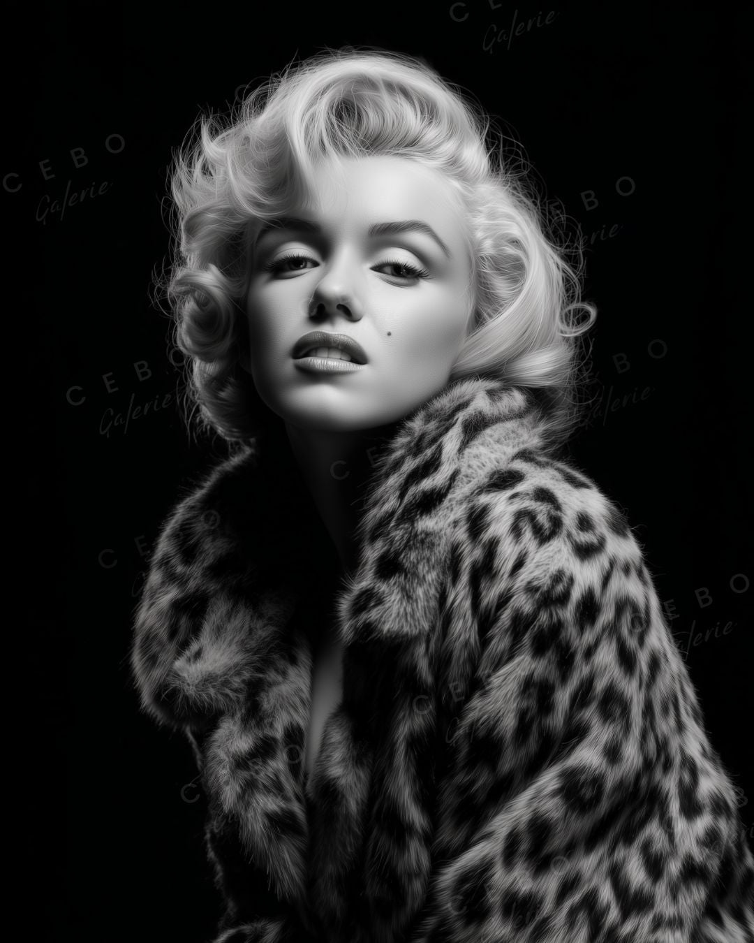 Tableau Féline Marilyn - Exemplaire Unique