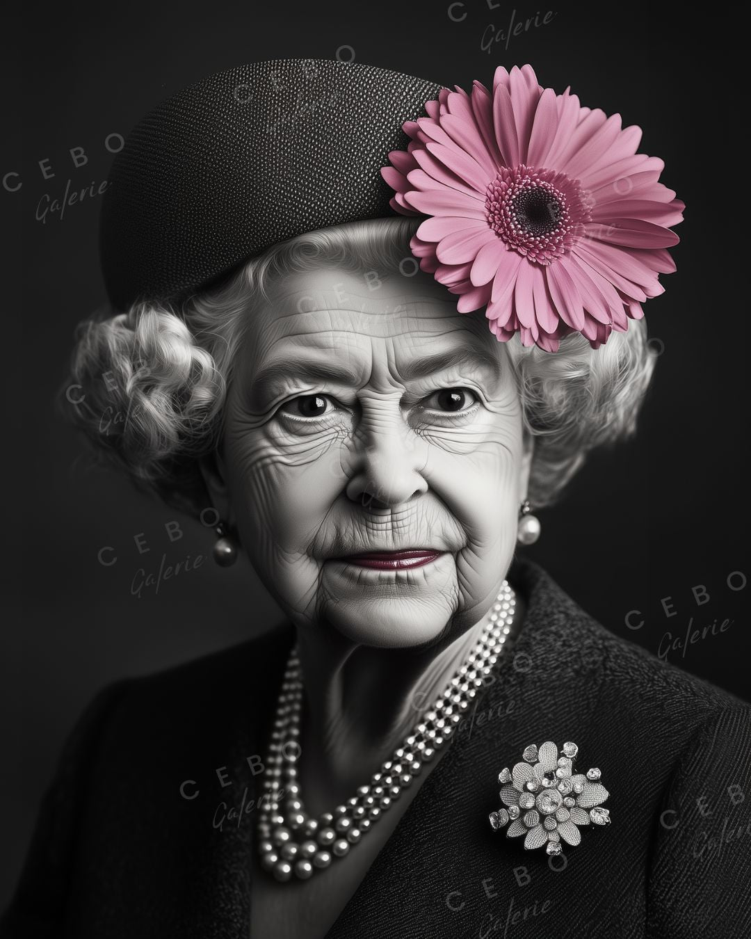 Queen Flower Painting - Unique Copy