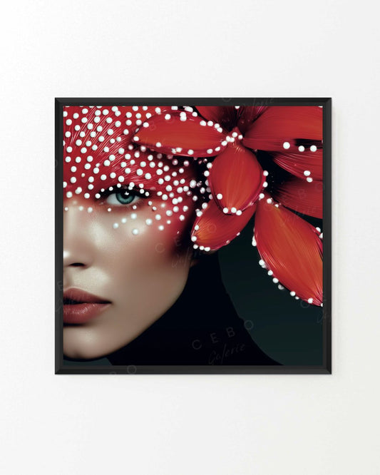 Floral Gaze Painting - Unique Piece