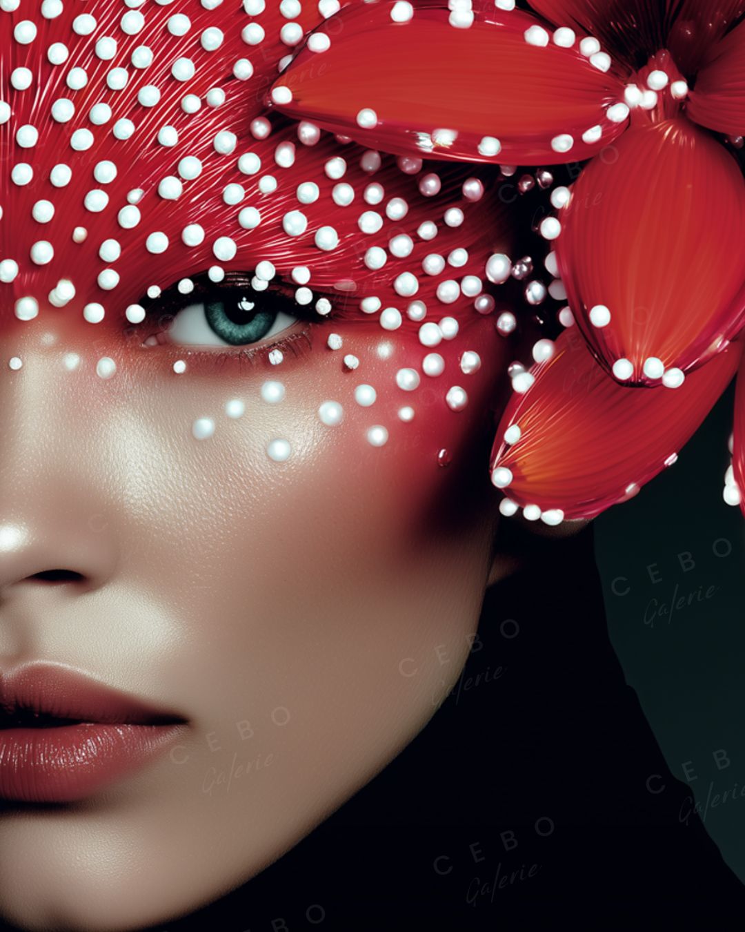 Floral Gaze Painting - Unique Piece