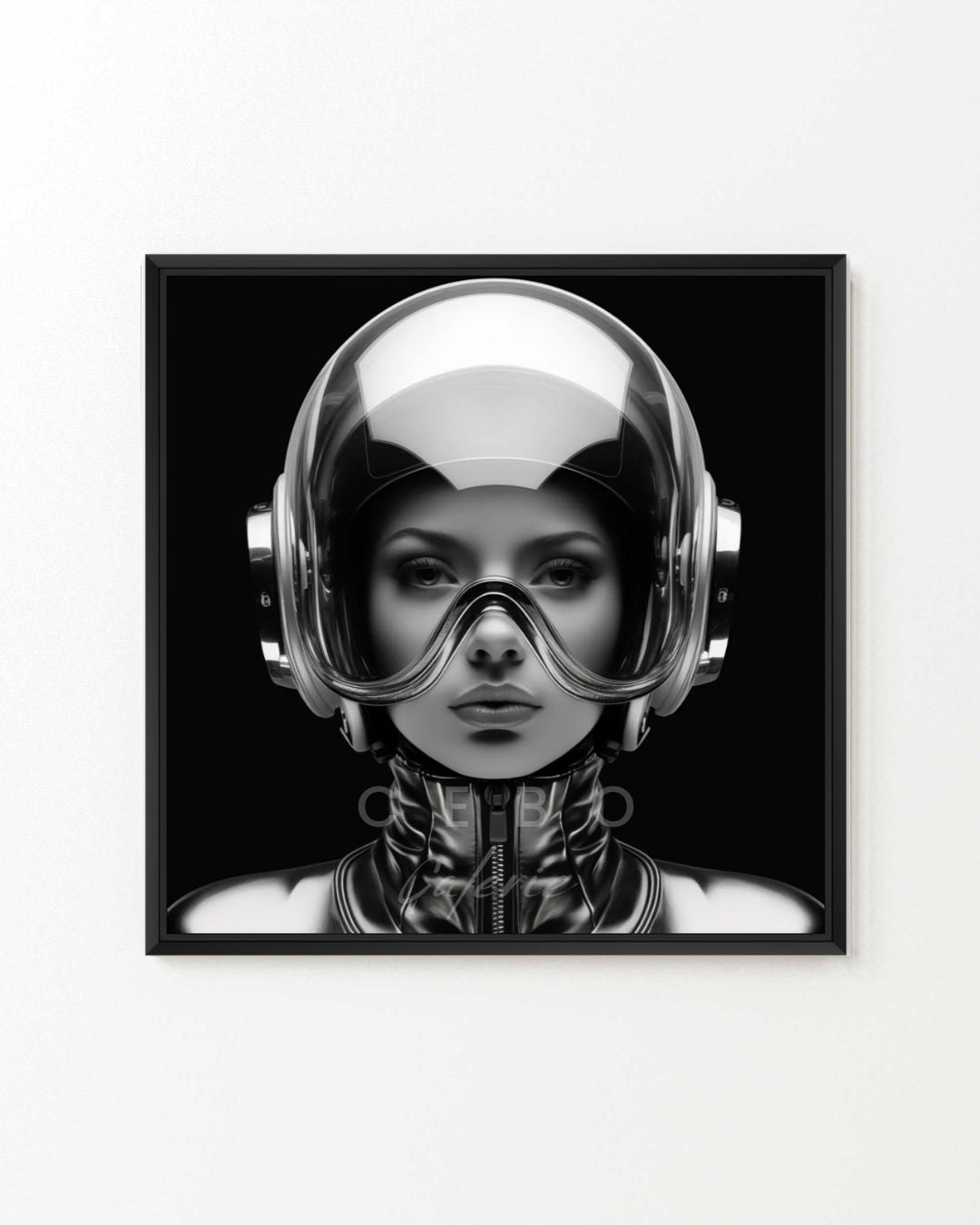 Tableau Girl in Space - Exemplaire Unique