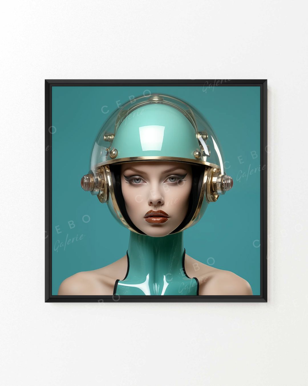 Tableau Green Diva - Exemplaire Unique