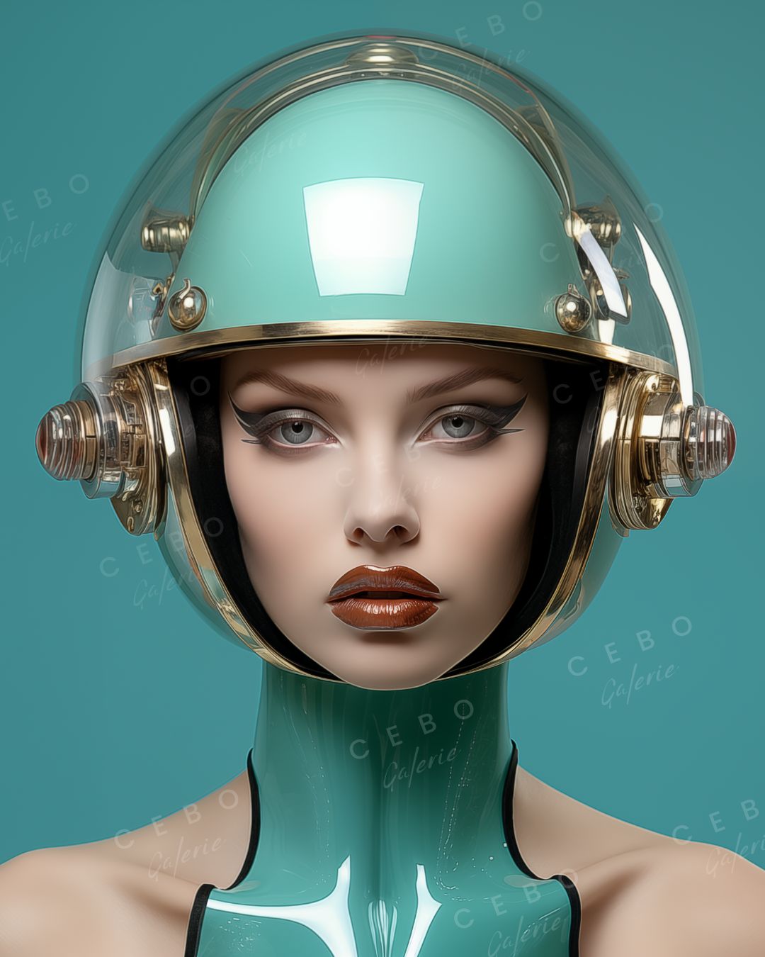 Tableau Green Diva - Exemplaire Unique