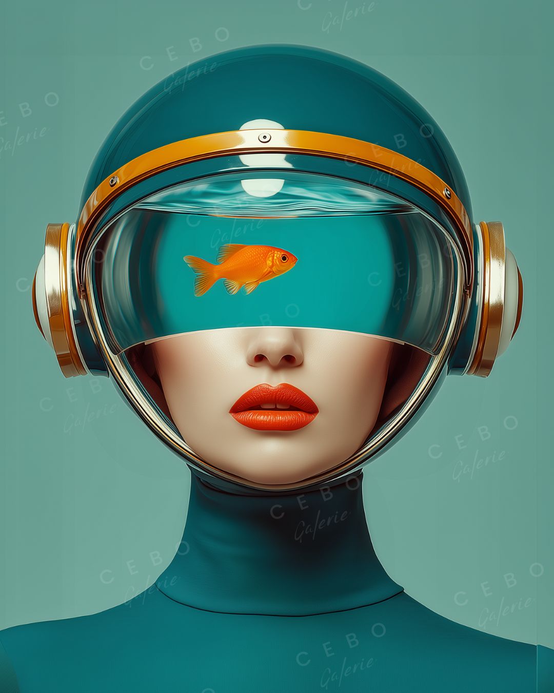 Tableau Rêverie Aquatique - Exemplaire Unique