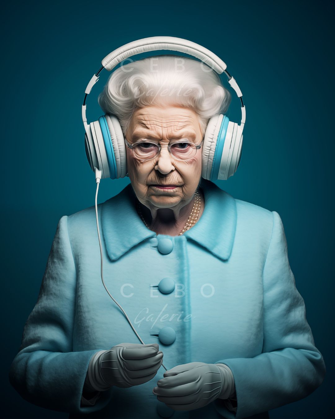 Tribute to the Queen Painting - Unique Copy