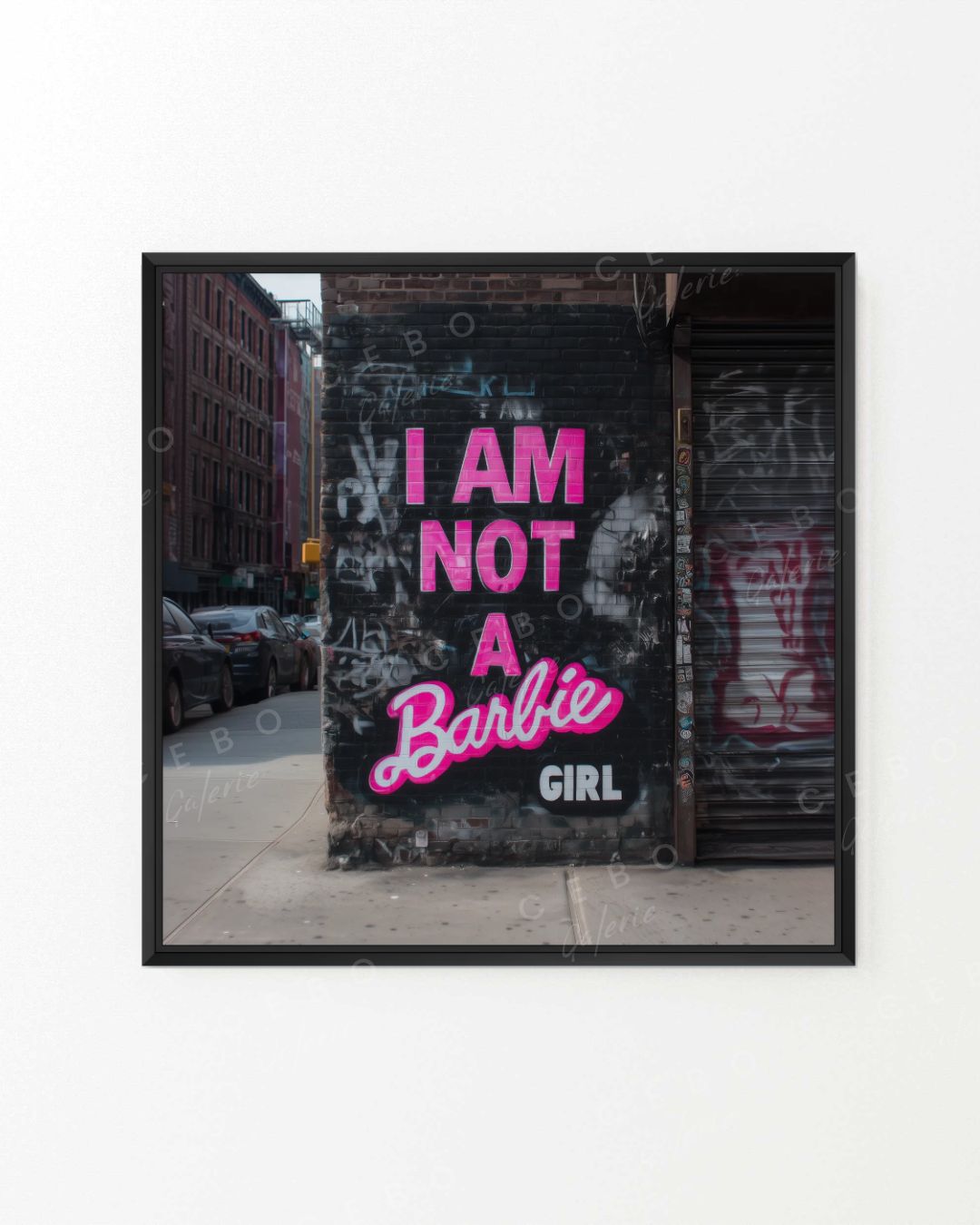 Gemälde "I Am Not a Barbie Girl" – Einzelstück