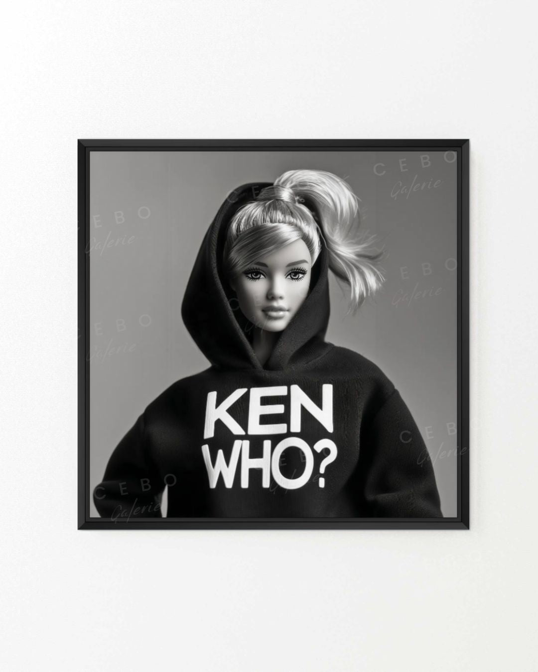 Kunstwerk „Ken Who?“ – Unikat