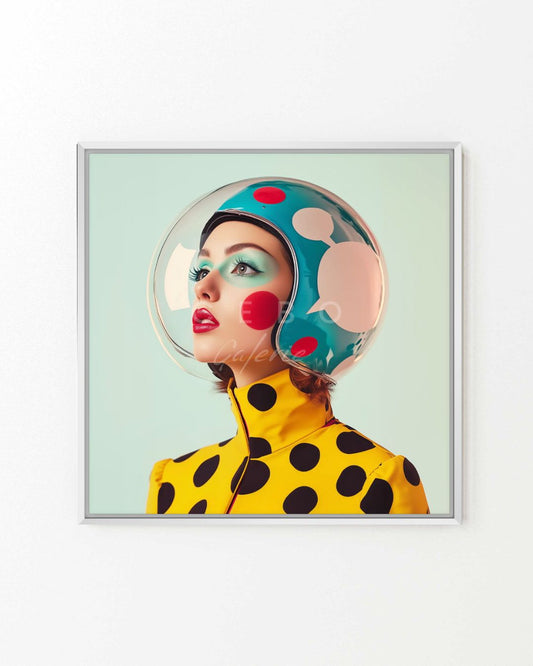 Tableau Miss Fabulous - Exemplaire Unique