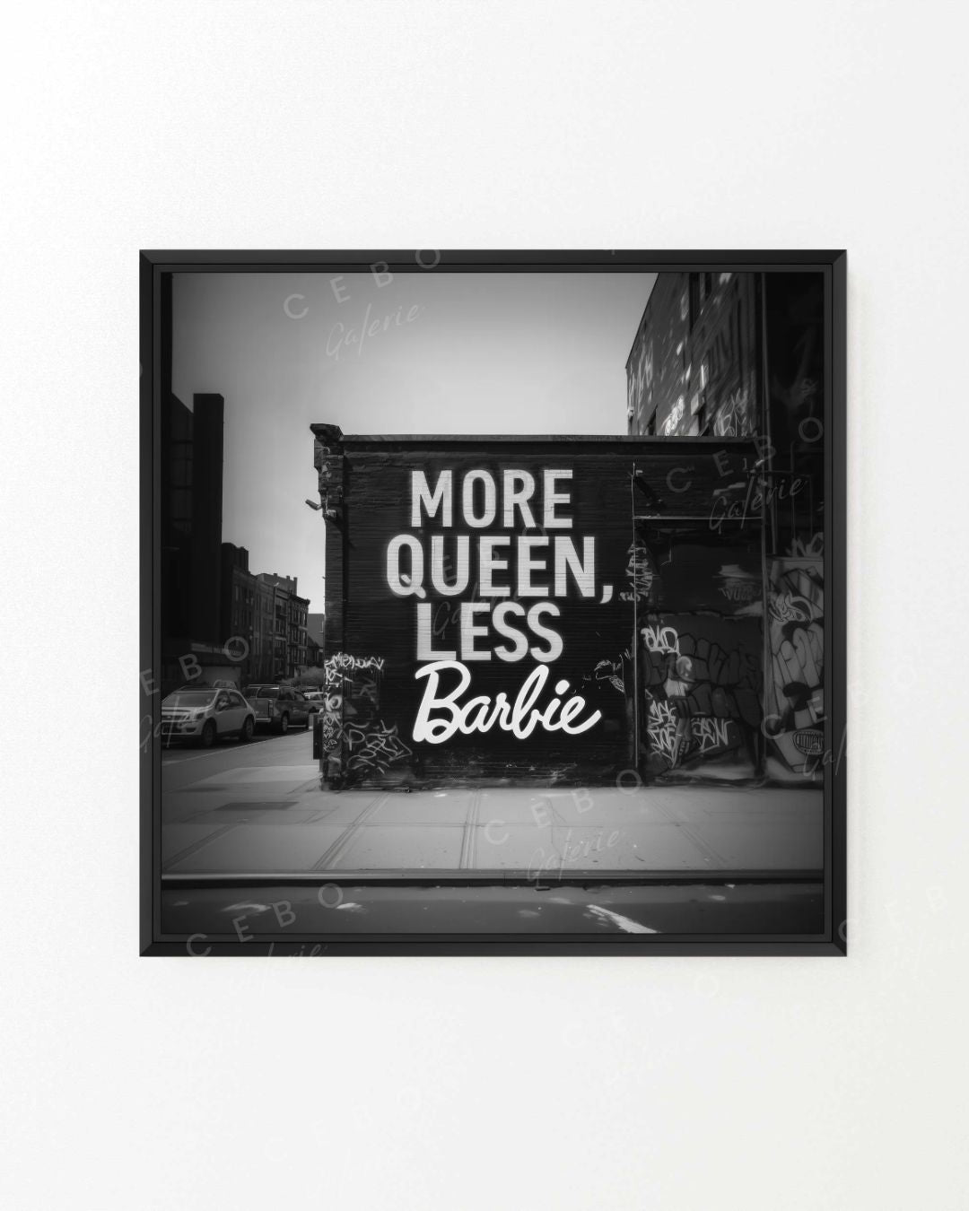 Painting More Queen, Less Barbie - Unique Copy