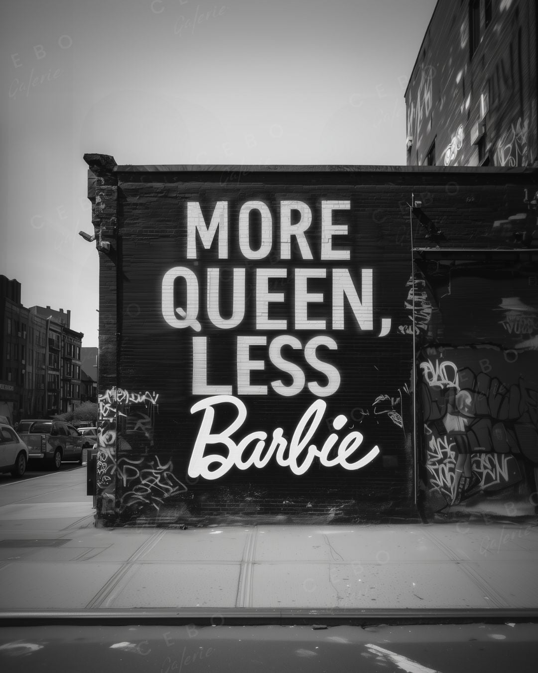 Painting More Queen, Less Barbie - Unique Copy