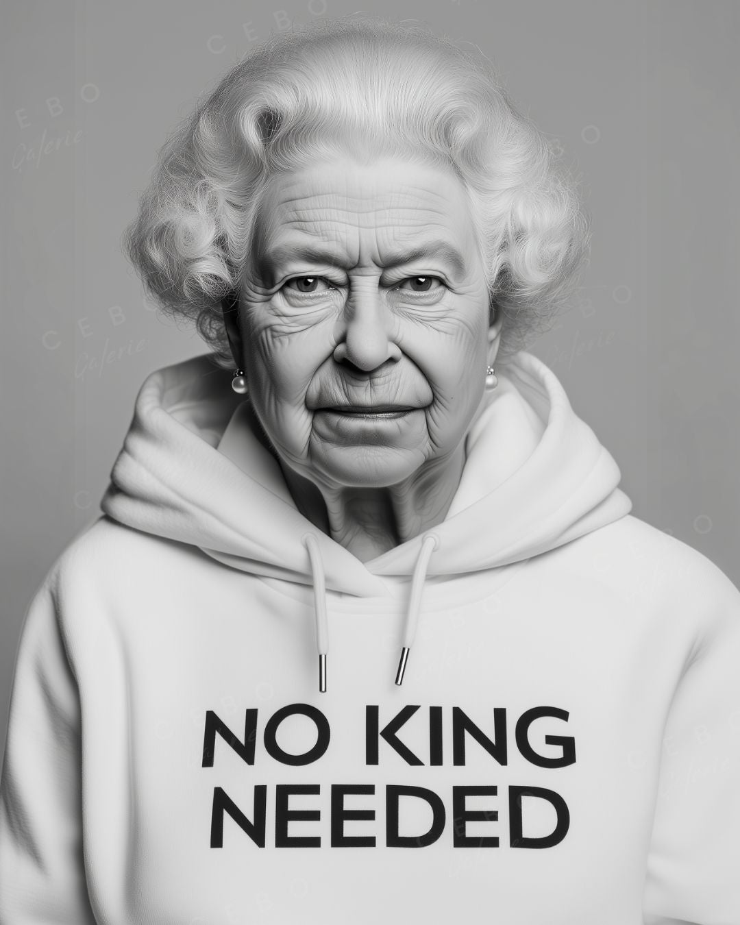 Gemälde NO KING NEEDED – Einzelstück