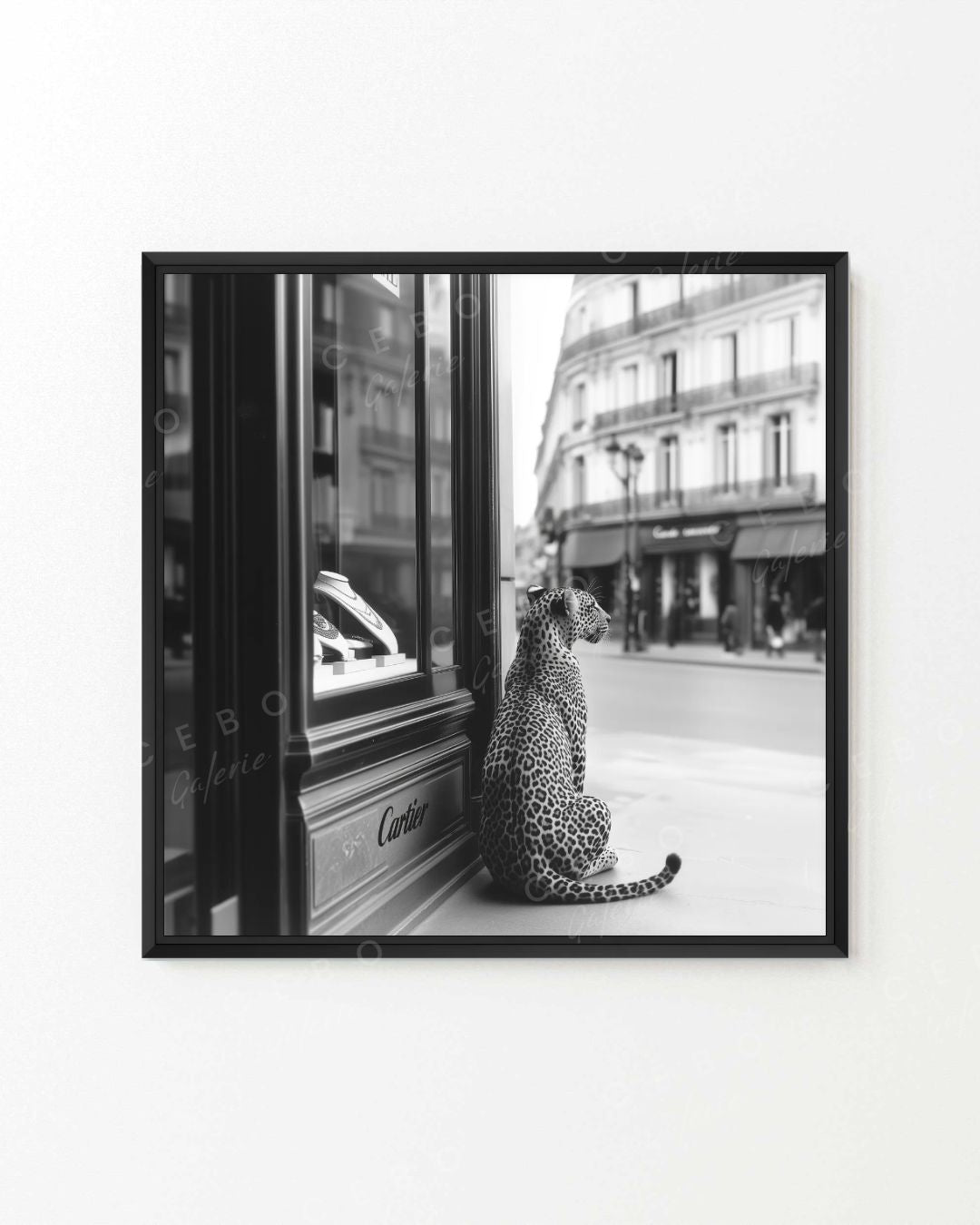 Tableau Panthère in Paris - Exemplaire Unique