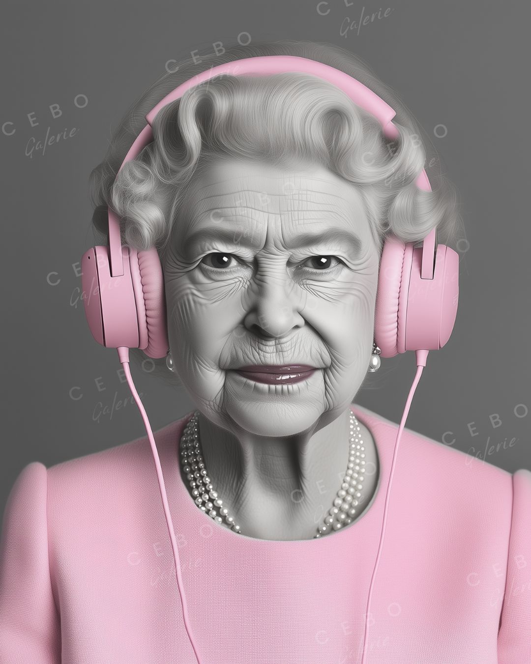 Pink Queen Painting - Unique Copy