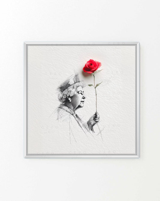 Tableau Queen’s Rose - Exemplaire Unique