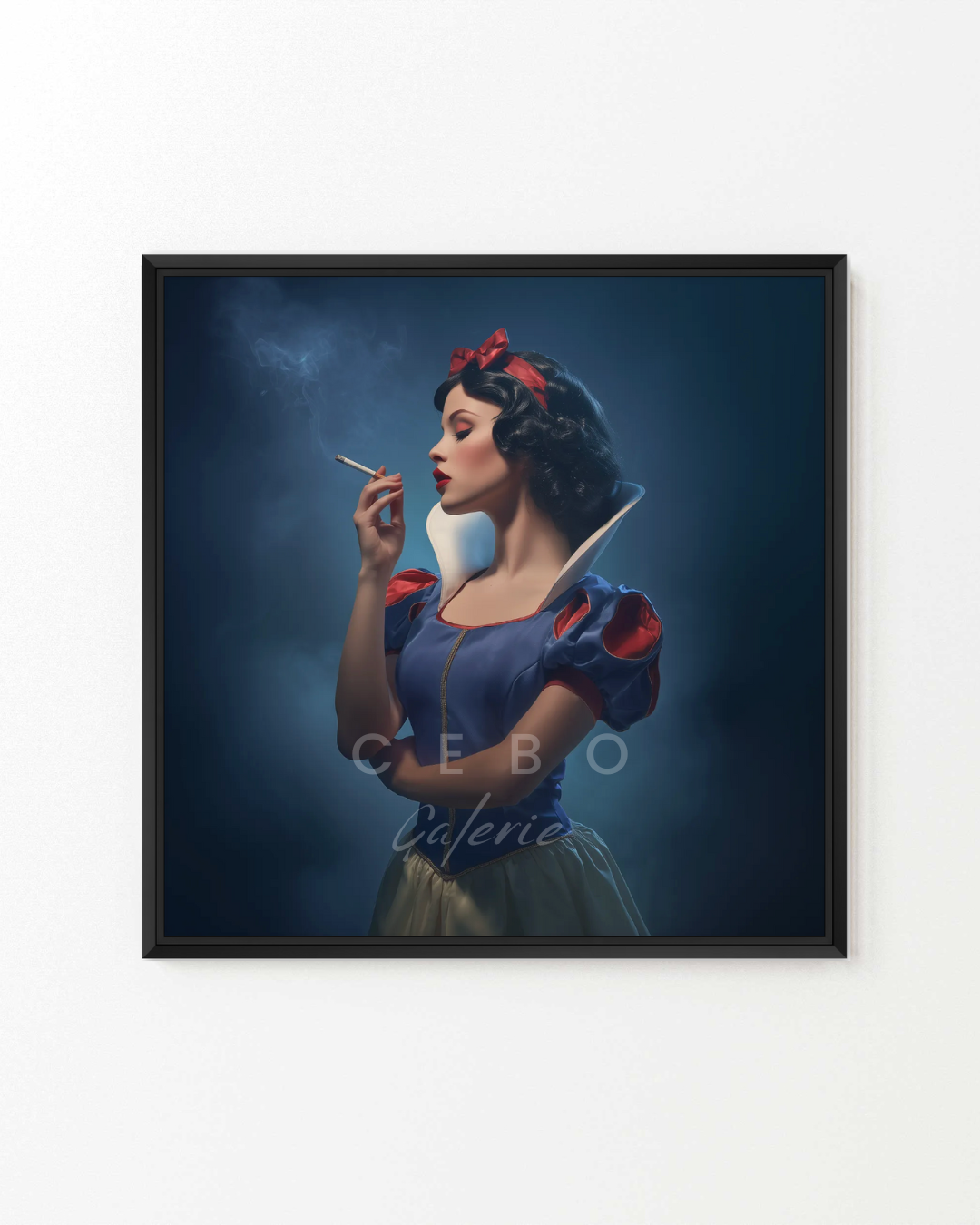 Snow White Rebel Painting - Unique Copy
