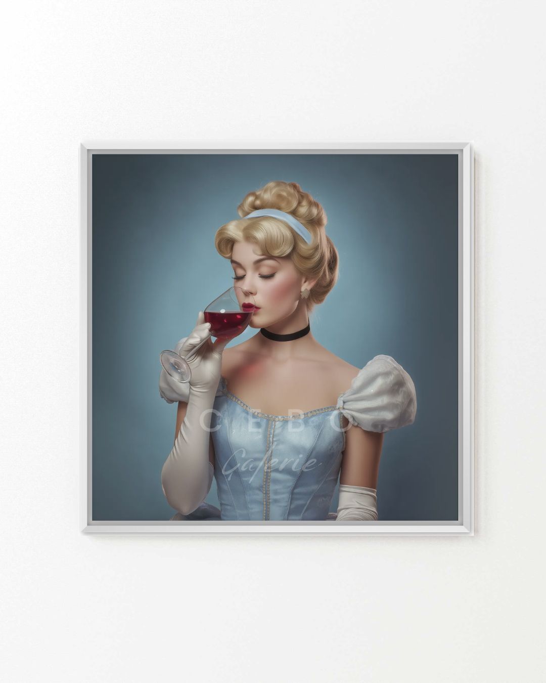 Rebel Cinderella Painting - Unique Copy