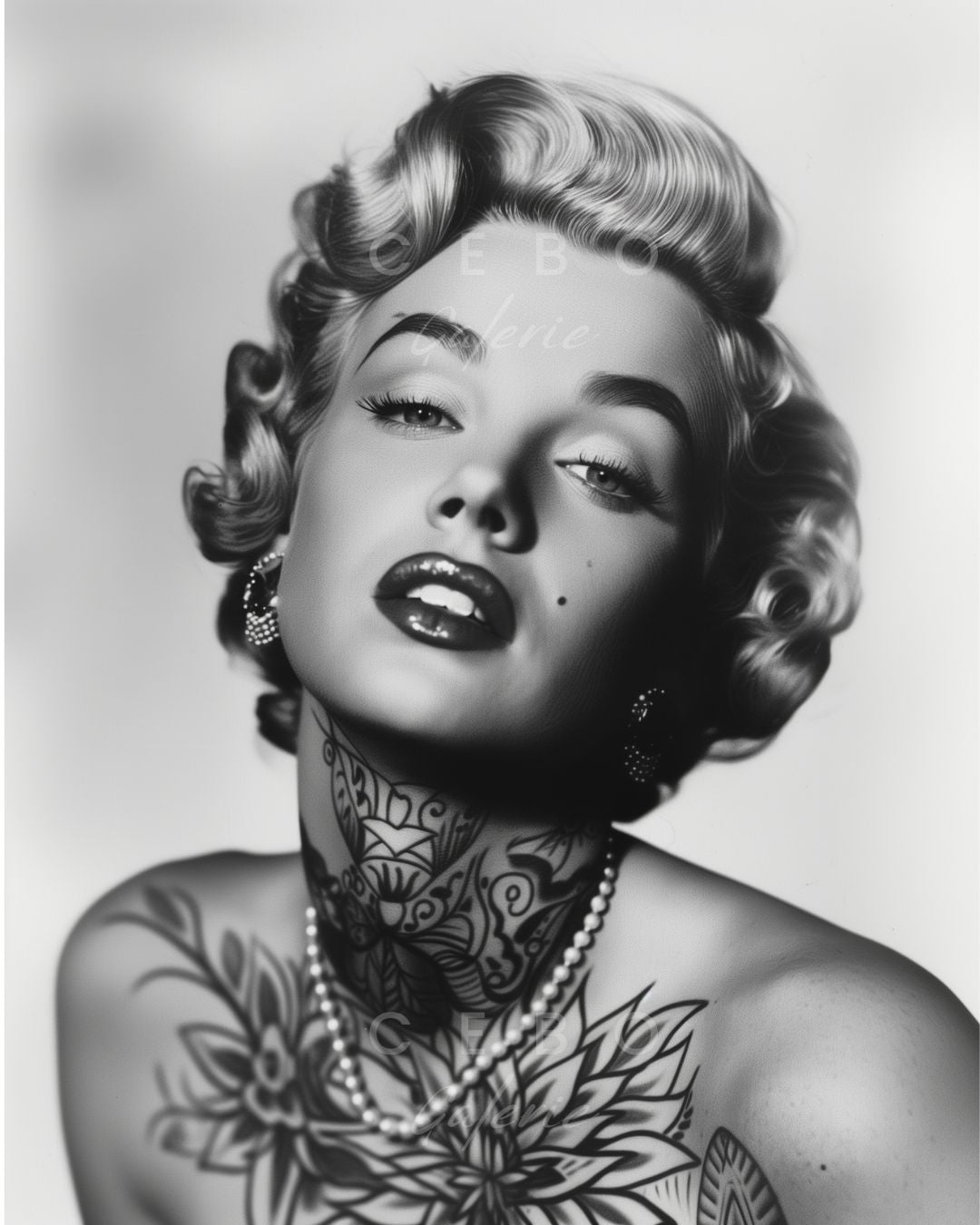 Tableau Rebelle Marilyn - Exemplaire Unique