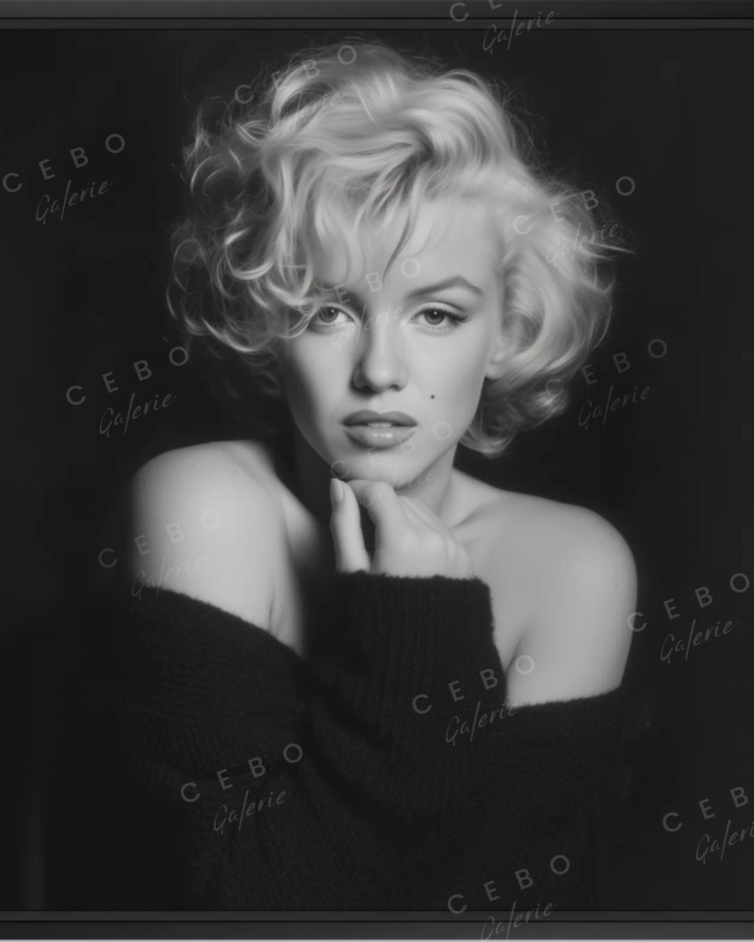 Painting of Marilyn's Gaze - Unique Copy