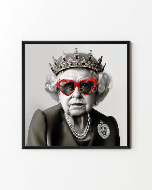 Queen of Hearts Painting - Unique Copy