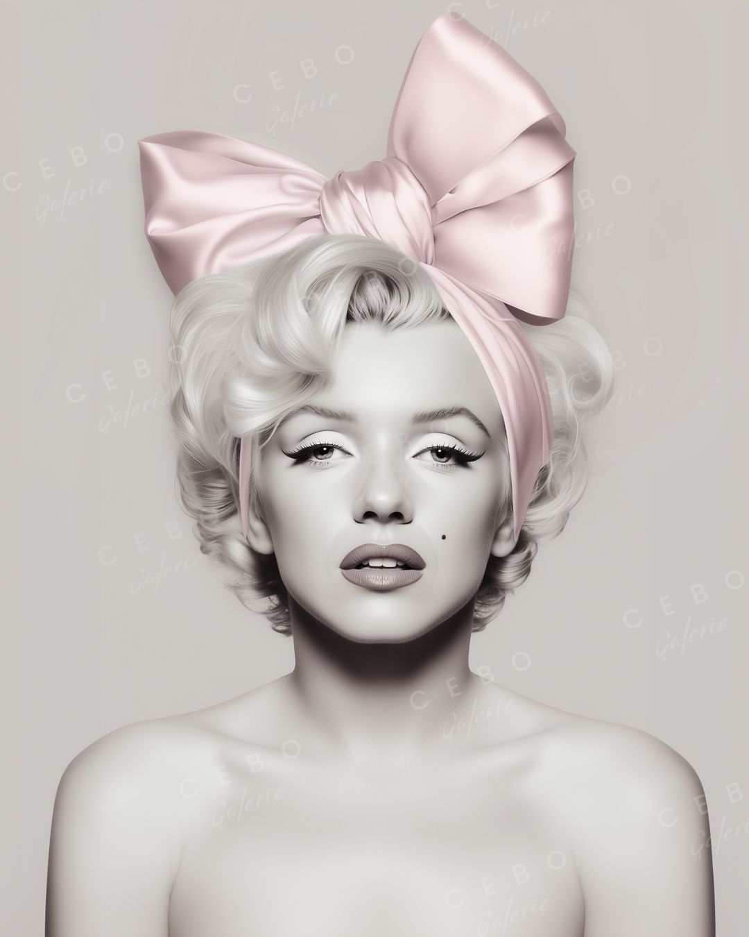 Rose Marilyn Painting - Unique Copy