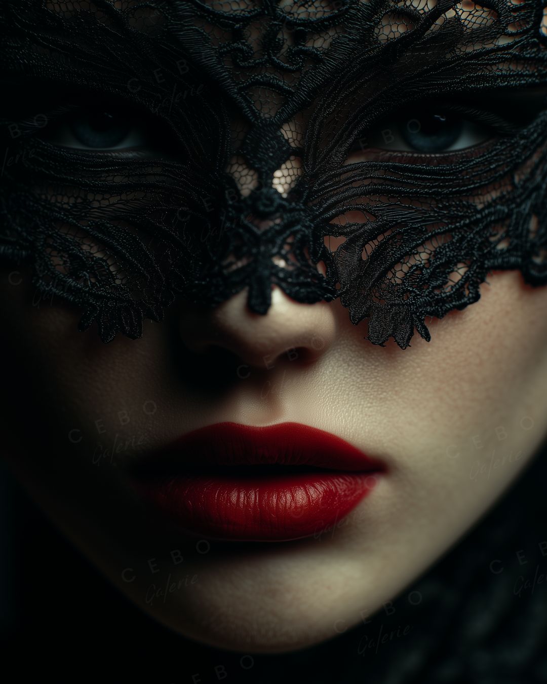 Tableau Mystère Carmin - Exemplaire Unique