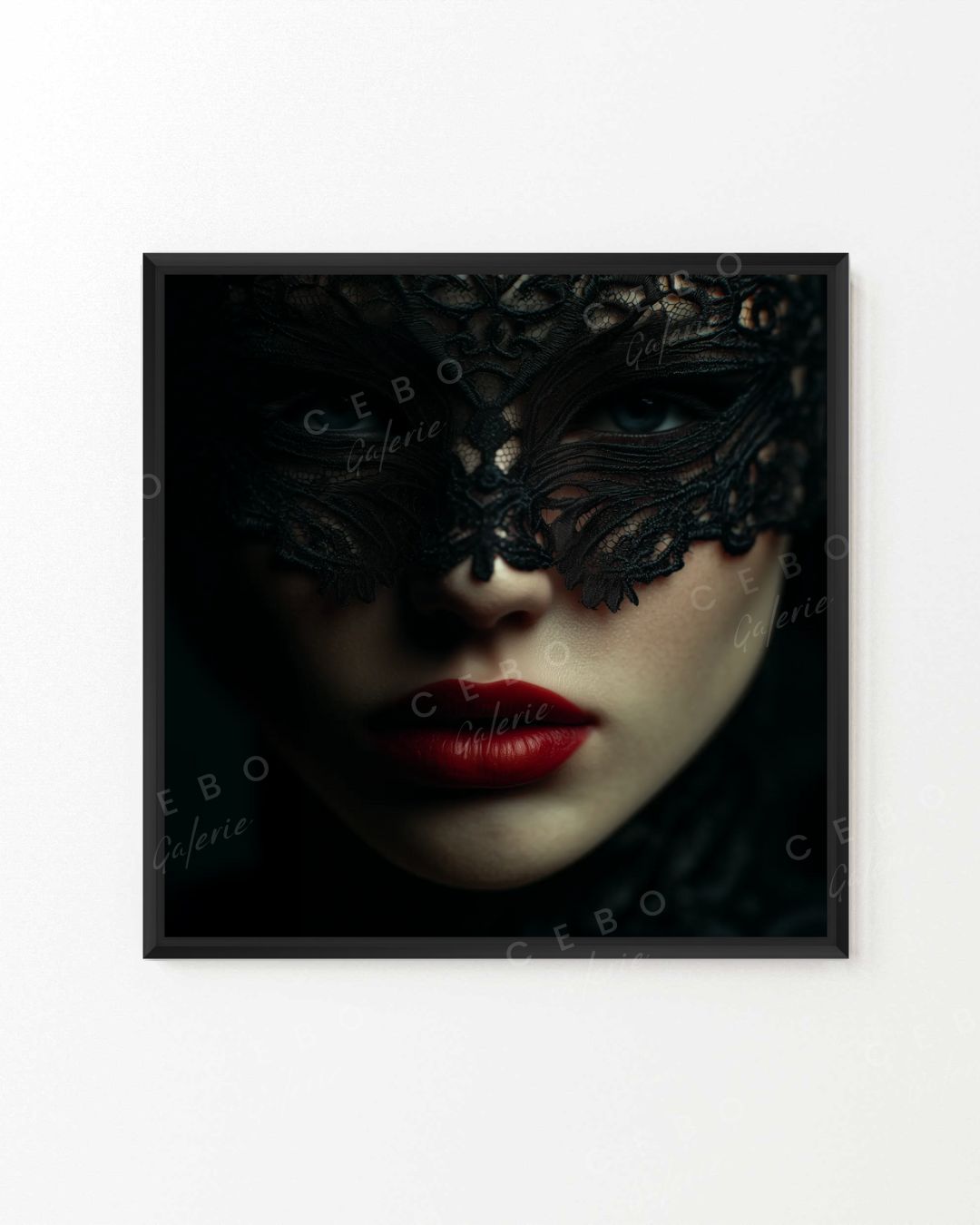 Tableau Mystère Carmin - Exemplaire Unique