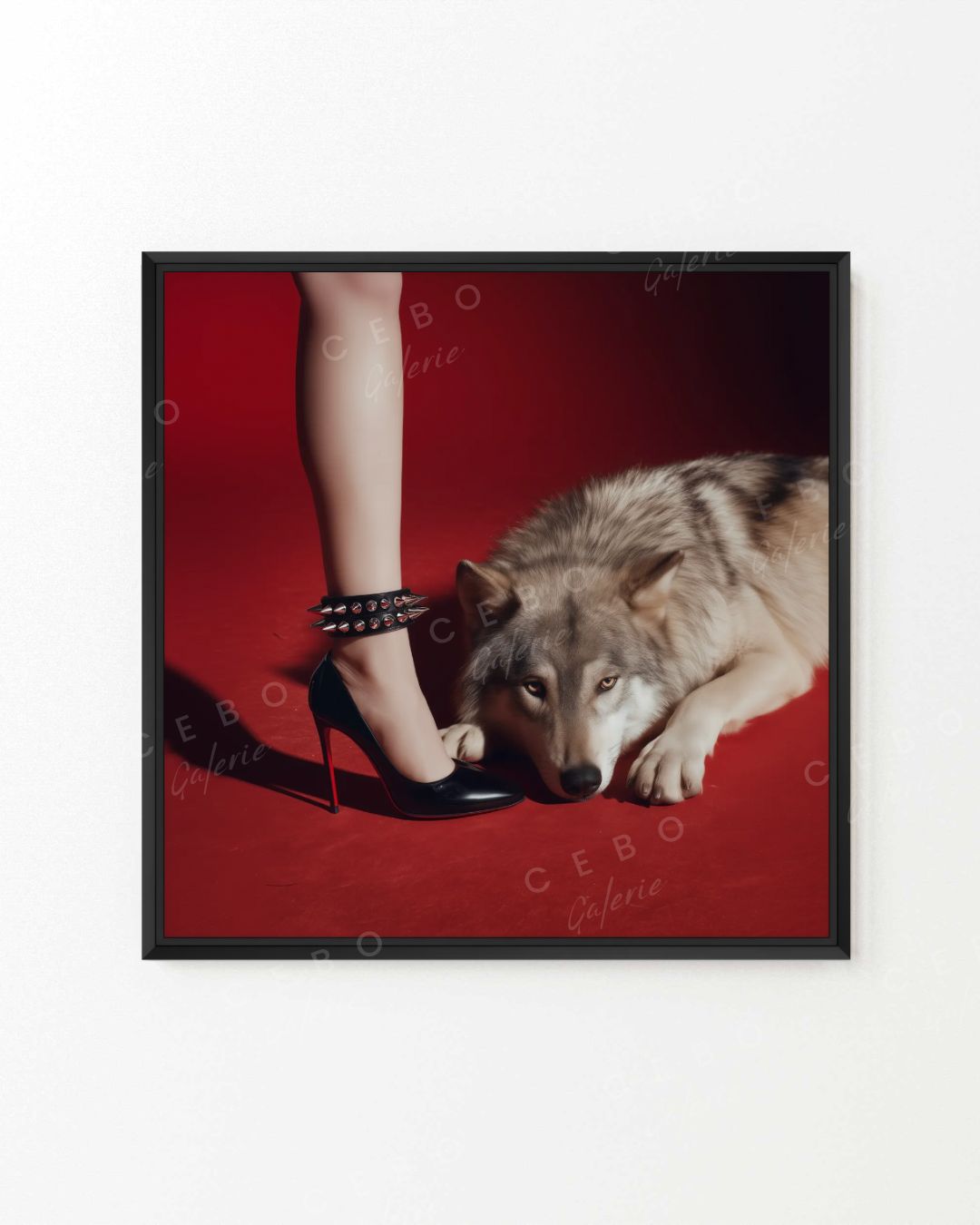 Tableau Rouge & Sauvage - Exemplaire Unique