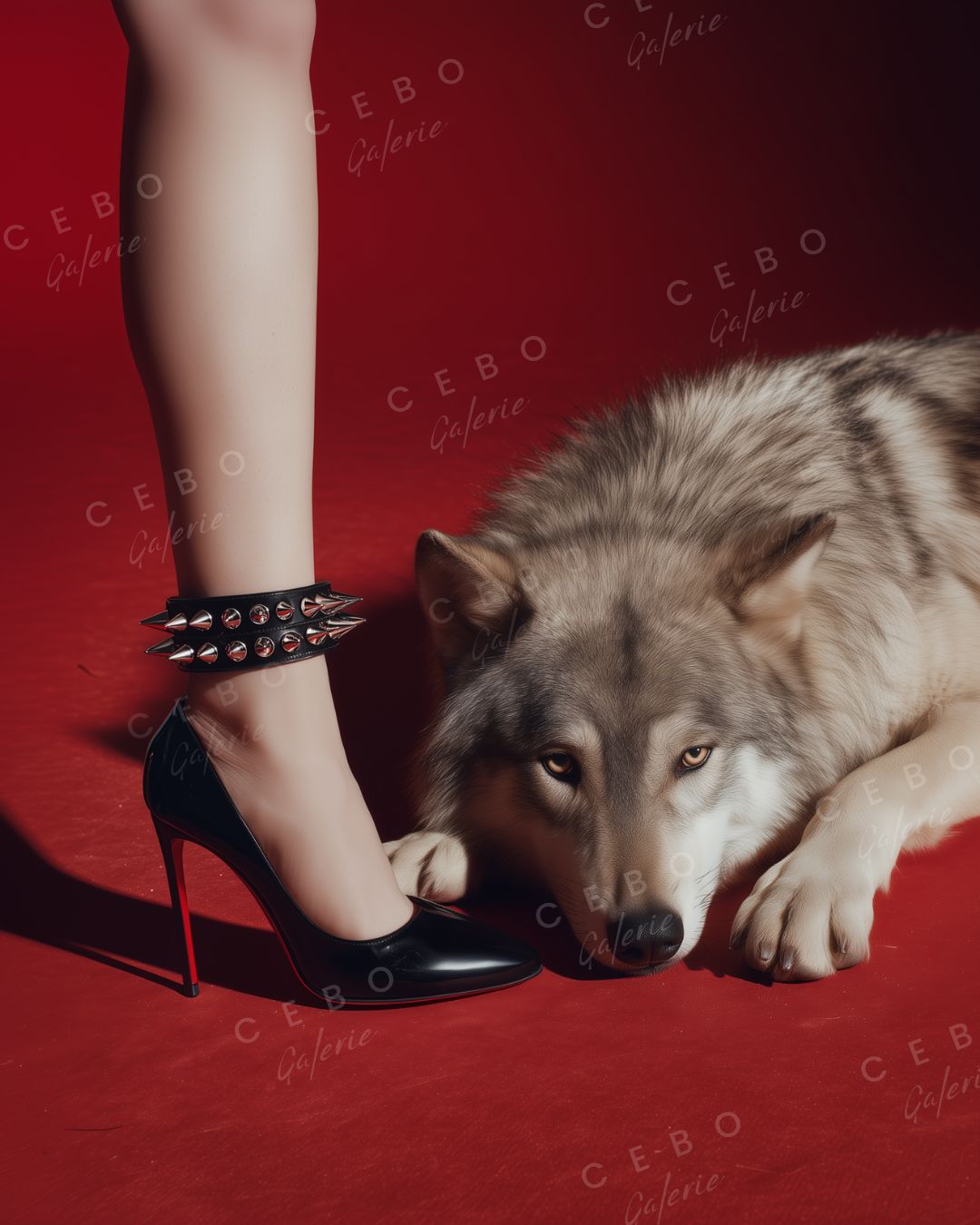 Tableau Rouge & Sauvage - Exemplaire Unique