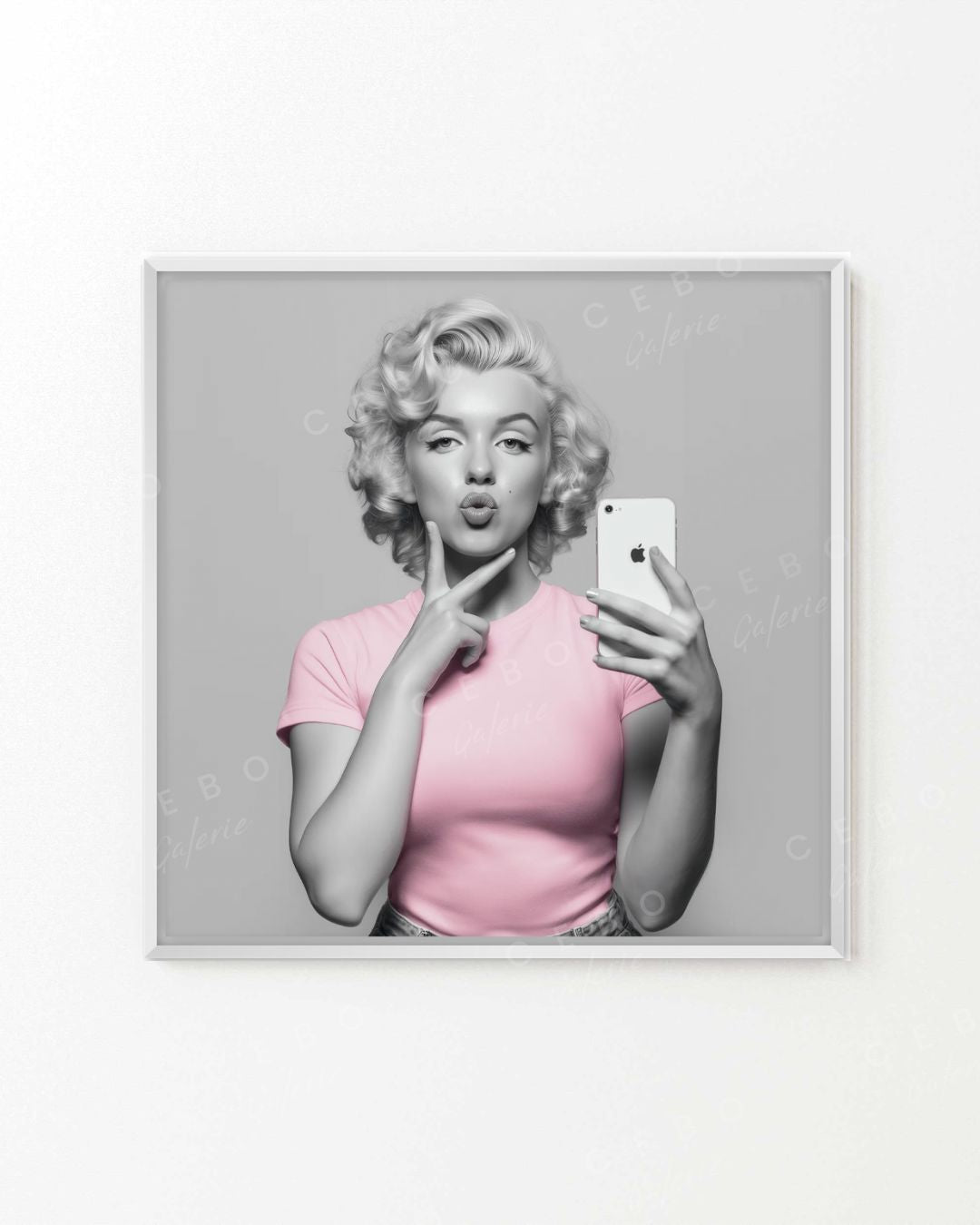 Marilyn Selfie Painting - Unique Copy