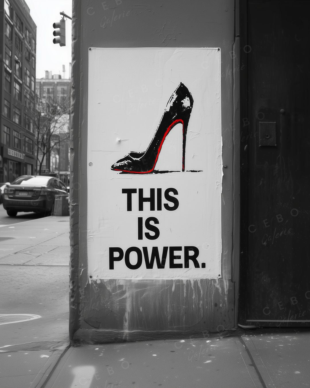 Tableau This is Power. - Exemplaire Unique
